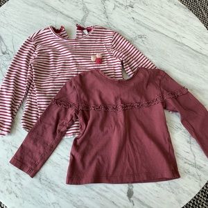 Zara long sleeve shirts